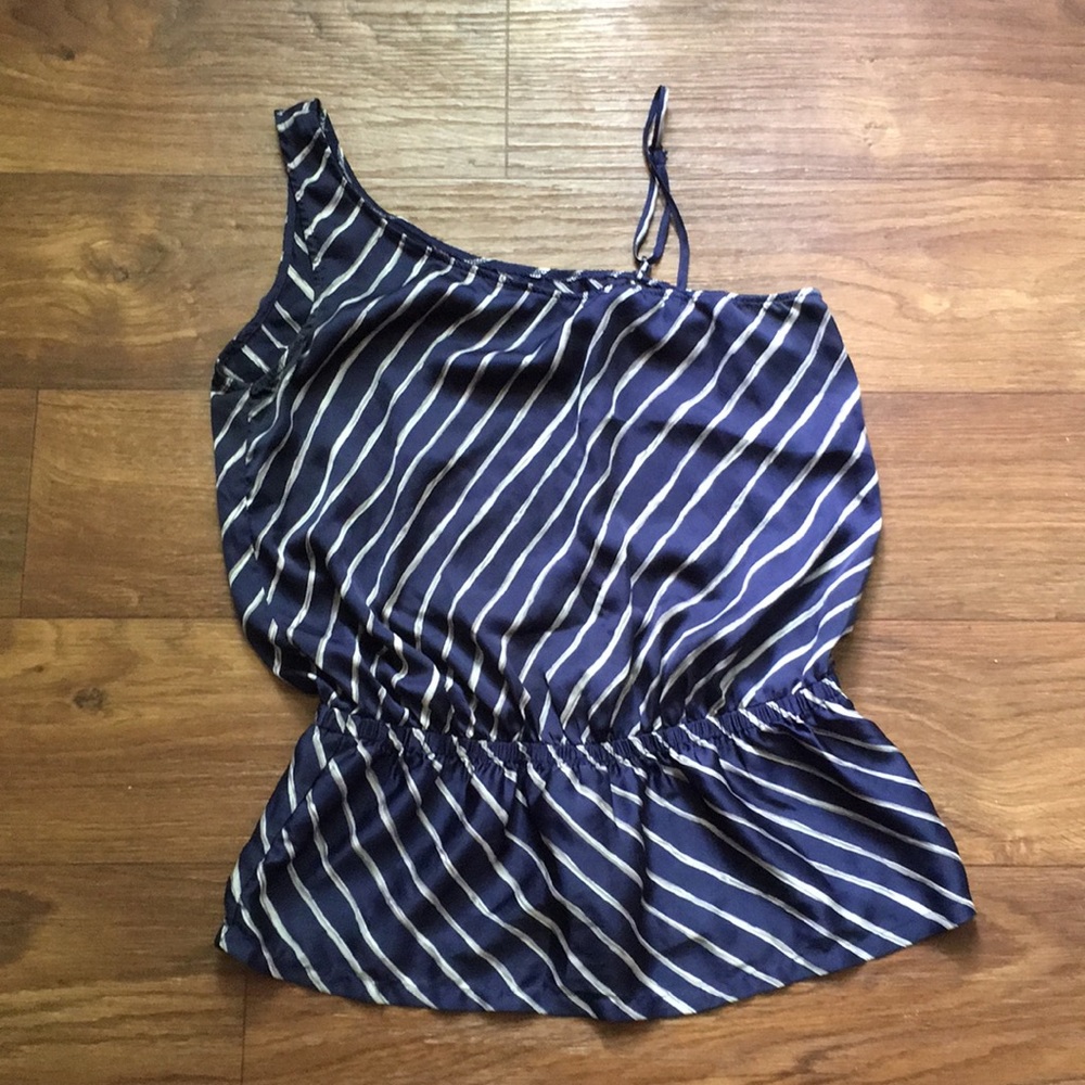 Charlotte Russe one shoulder top-size medium